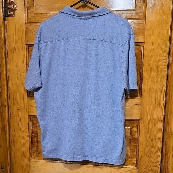 Hart Schaffner Marx Casual Blue Button Down Shirt - Picture 3 of 3